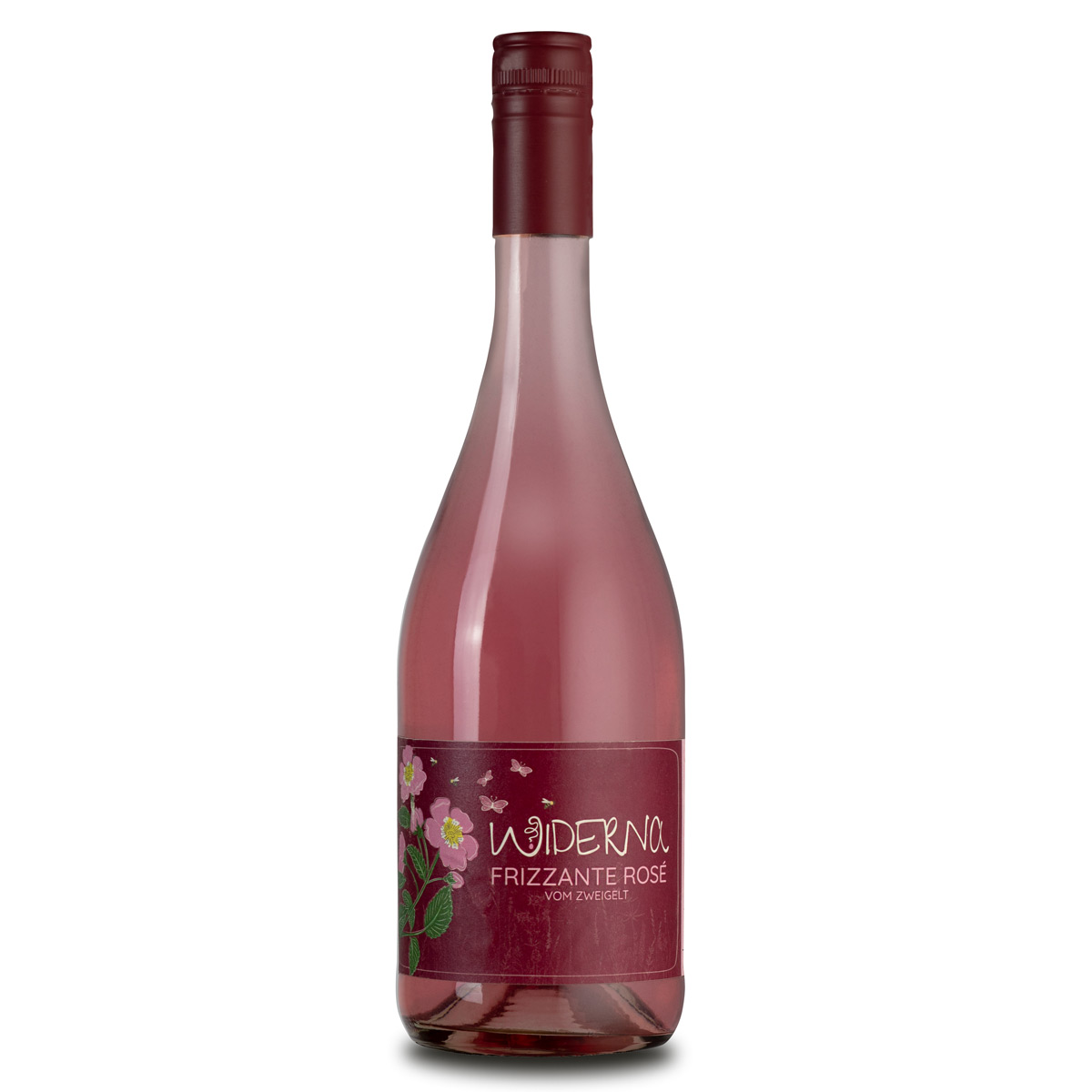 Bioweinhof widerna | Bio-Frizzante Rosé Zweigelt 2024 | Bio-Schaumwein halbtrocken